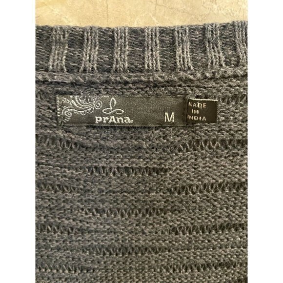 Prana Women's Macee‎ Sweater Dress Size Medium Jacquard Gray Textured - Picture 4 of 4